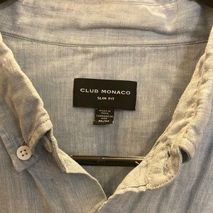 Club Monaco Linen Short sleeve shirt